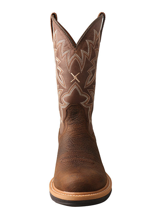Twisted X MLCA002 12" Western Work Boot - Brown