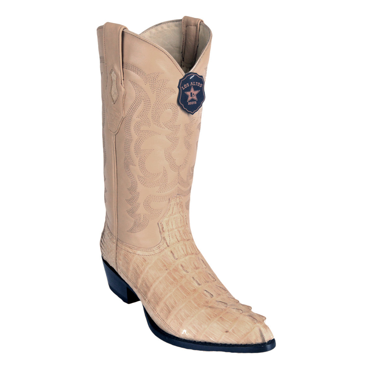 Los Altos Boots J-Toe Caiman Tail 990111 - Oryx