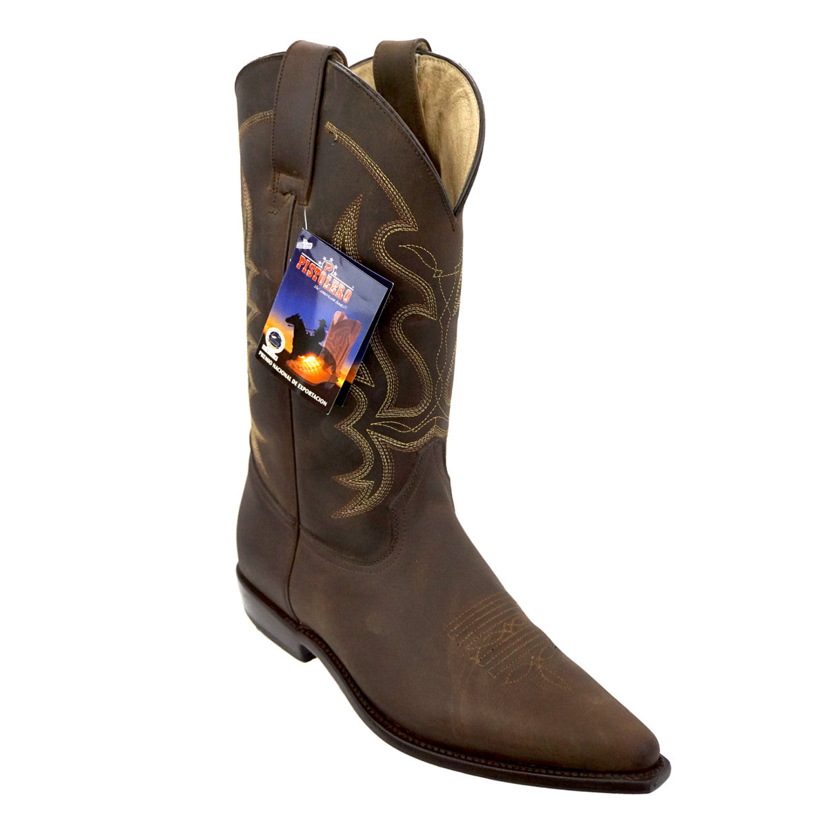 Bota Pistolero Puntal/B Crazy - Cafe