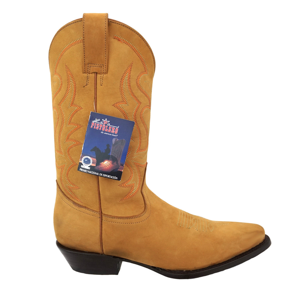 Bota Pistolero Puntal Nobuck - Miel