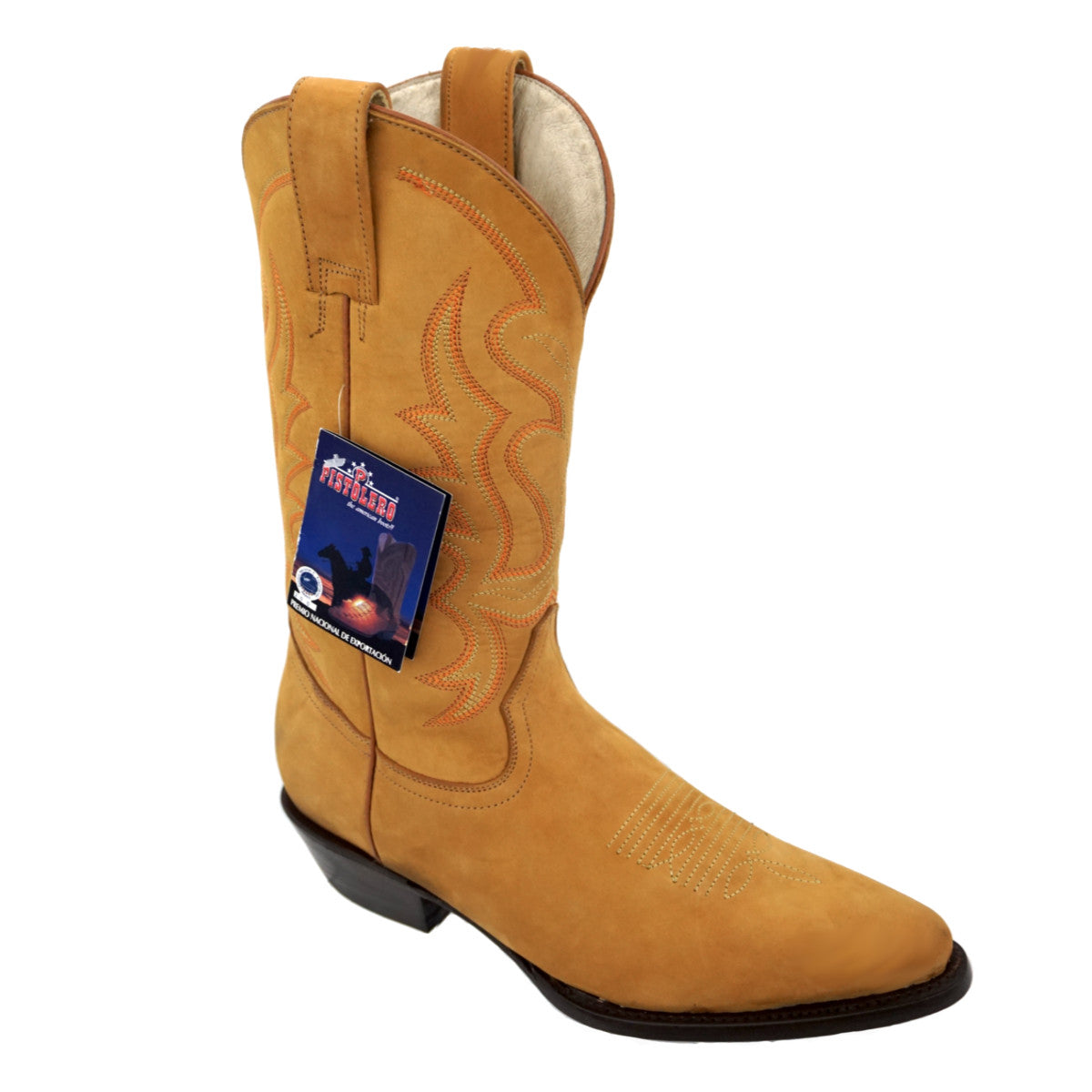 Bota Pistolero Puntal Nobuck - Miel