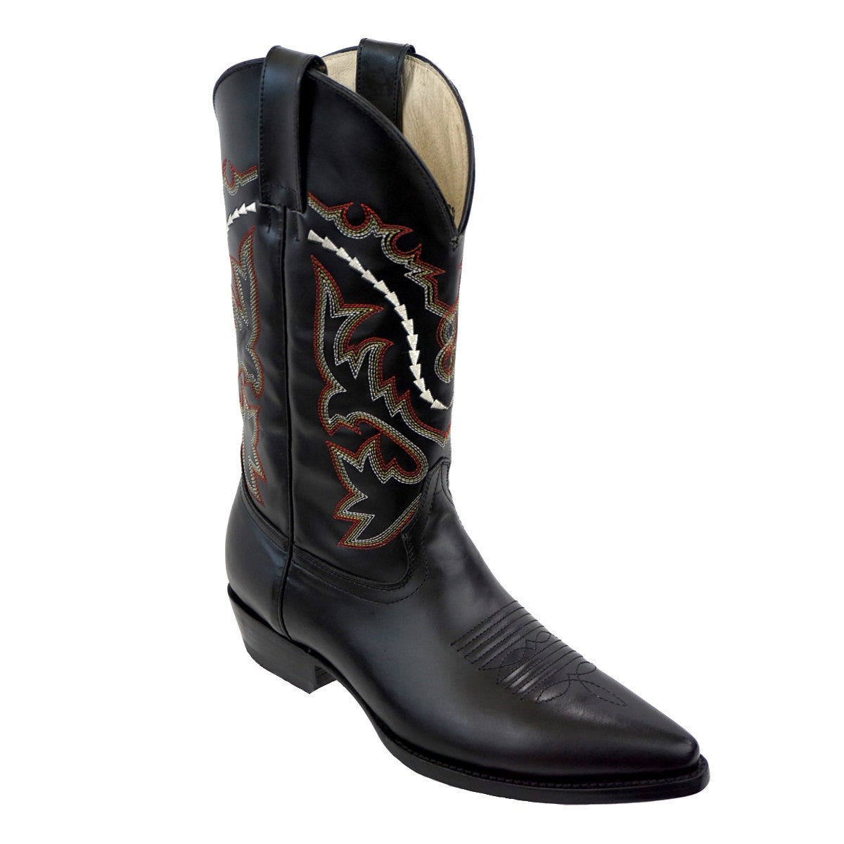 Bota Pistolero Puntal Camaleon - Negro