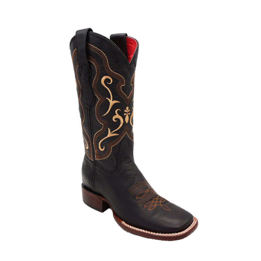 Women's Quincy Wide Square Toe 3225405 - Grasso Black