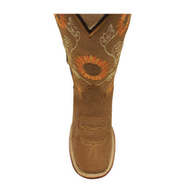 Load image into Gallery viewer, Women&#39;s Quincy Wide Square Toe Sunflower 322GA6251 - Honey
