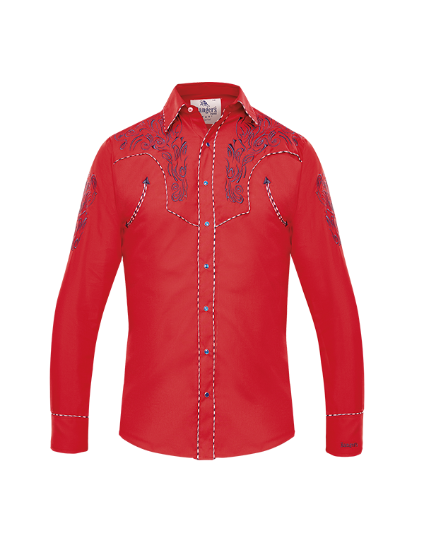 Camisa Vaquera Ranger's 11CA01 - Red