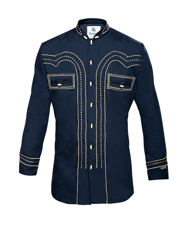 Camisa Charra Ranger's 151CA01 - Navy