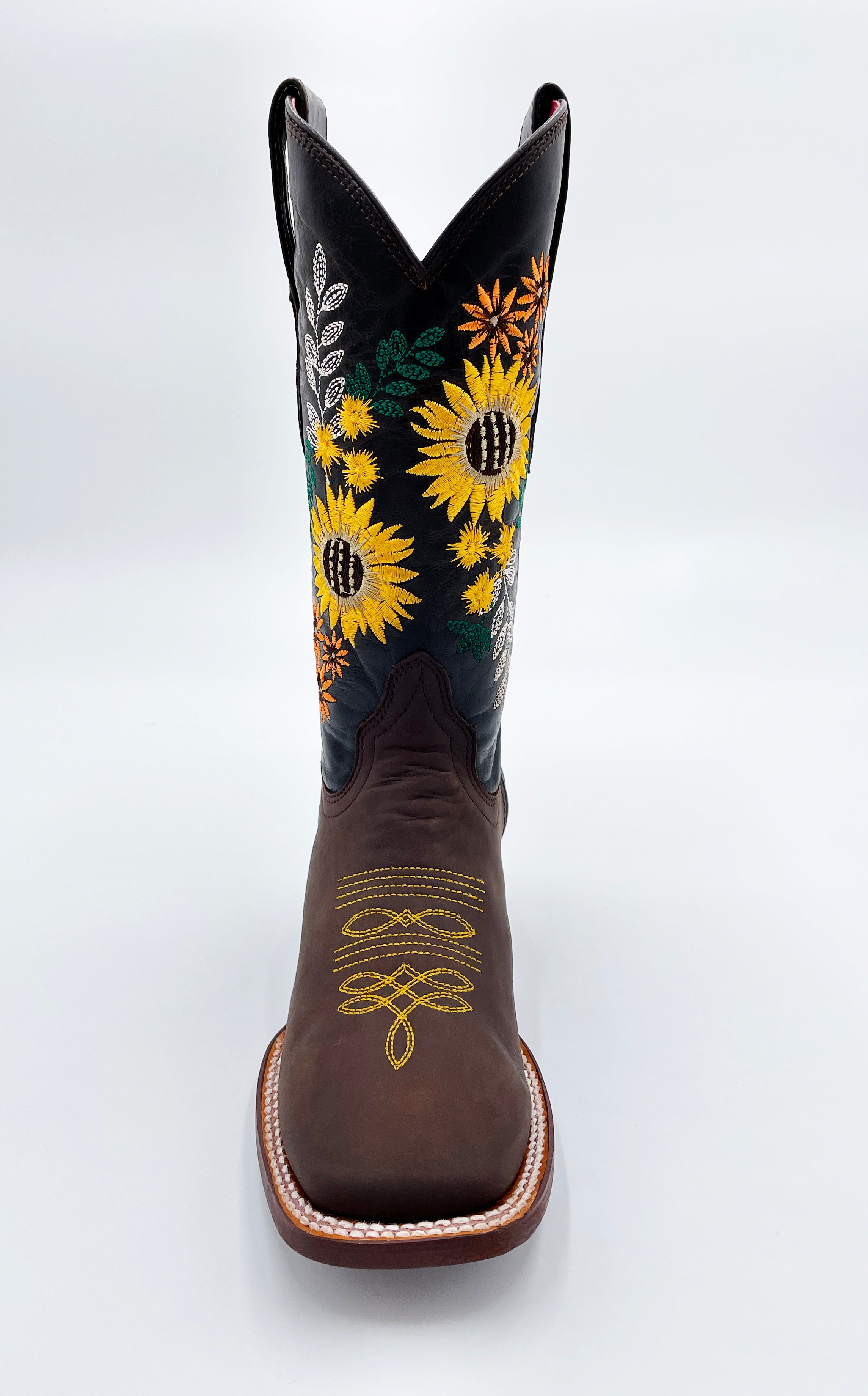 Midwest Women's Square Toe Boot ROS-1038 - Crazy Cafe