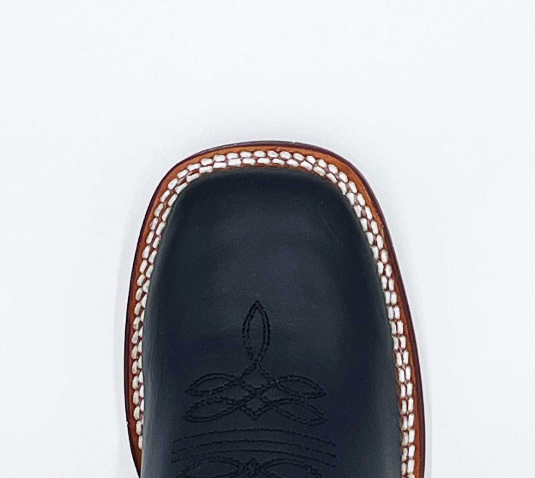 Midwest Women's Square Toe Boot  ROS-1039 - Grasso Black