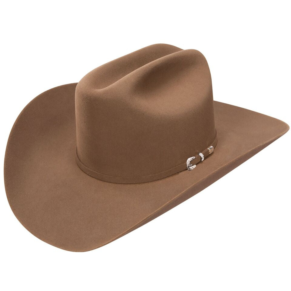 Stetson 5x Lariat Felt Hat 4" Brim - Driftwood