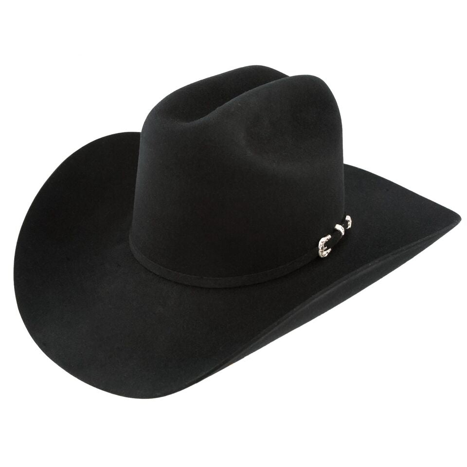 Stetson 5x Lariat Felt Hat 4" Brim - Black