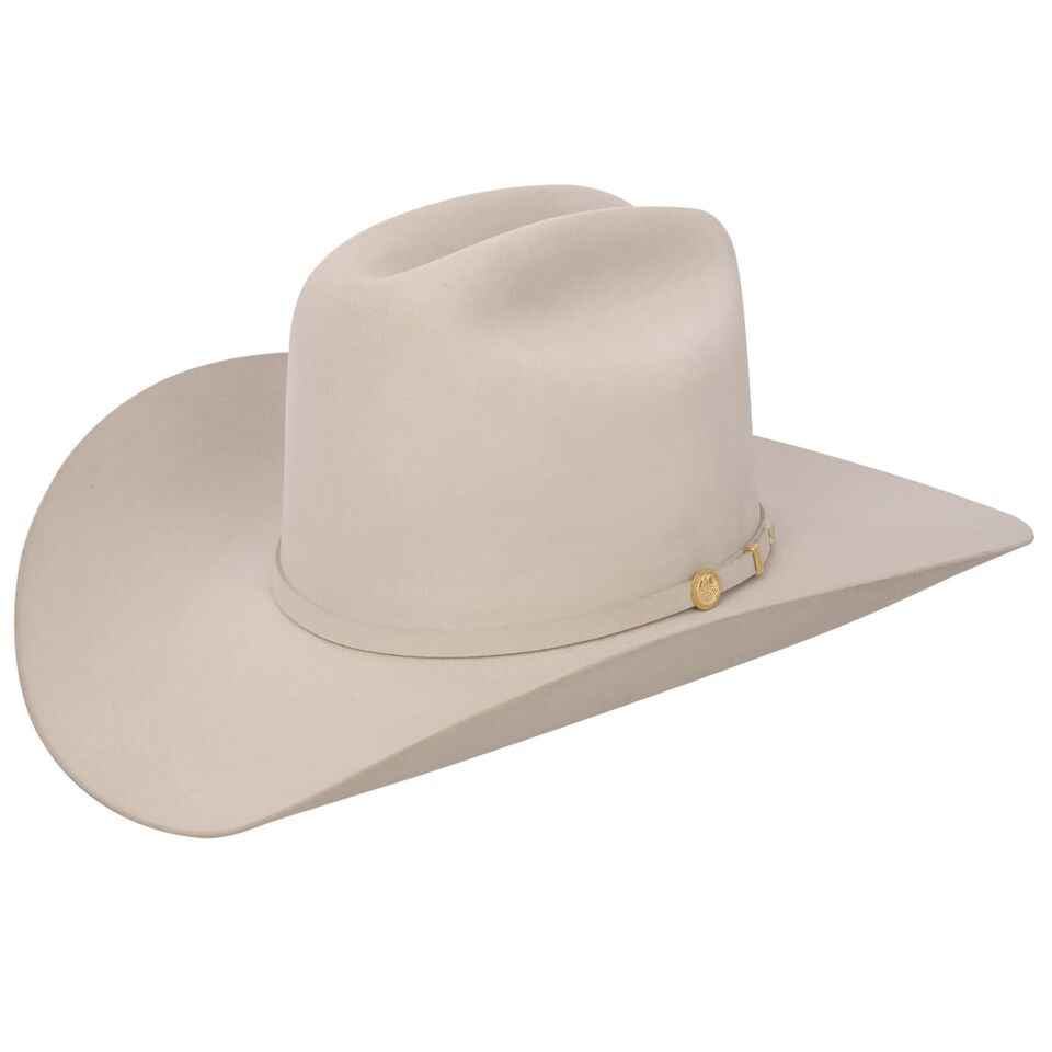 Stetson 100x El Presidente Felt Hat 4" Brim - Silverbelly