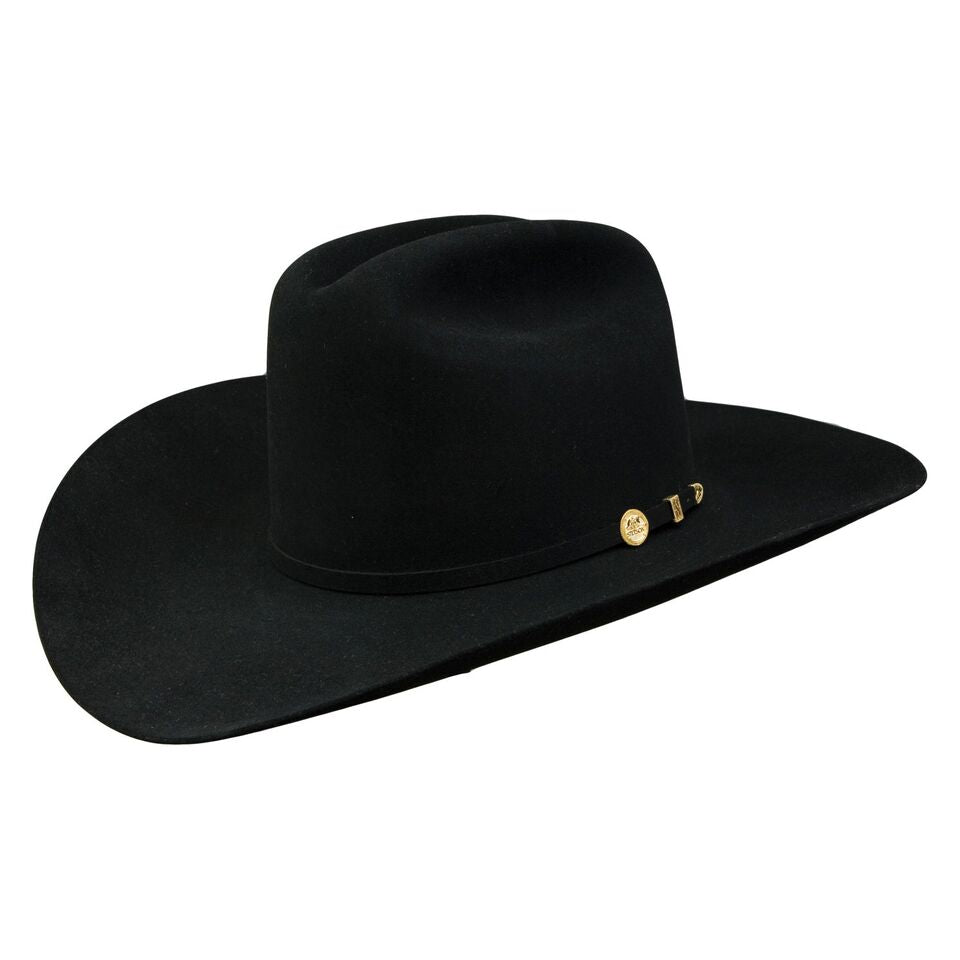 Stetson 100x El Presidente Felt Hat 4" Brim - Black (48)