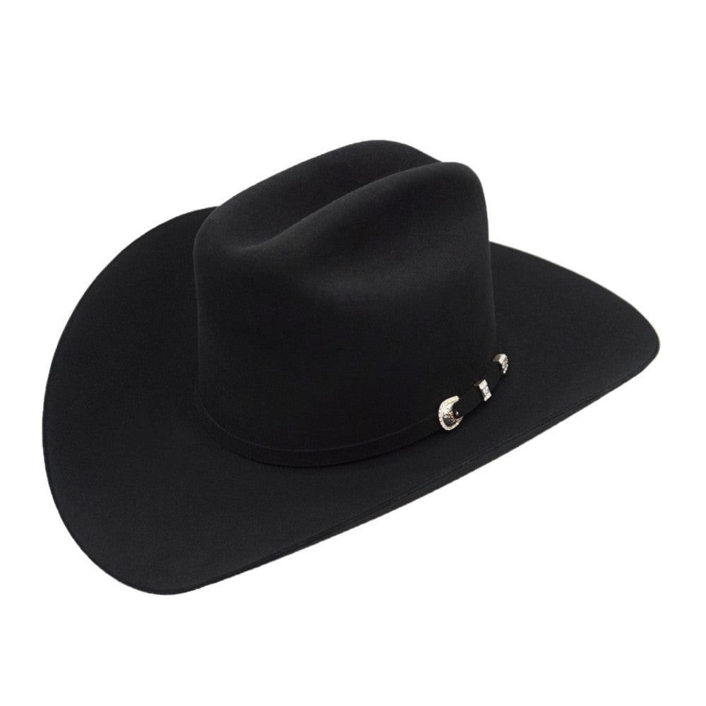 Stetson 10x Shasta Felt Hat Tall Crown 4" Brim - Black (01)