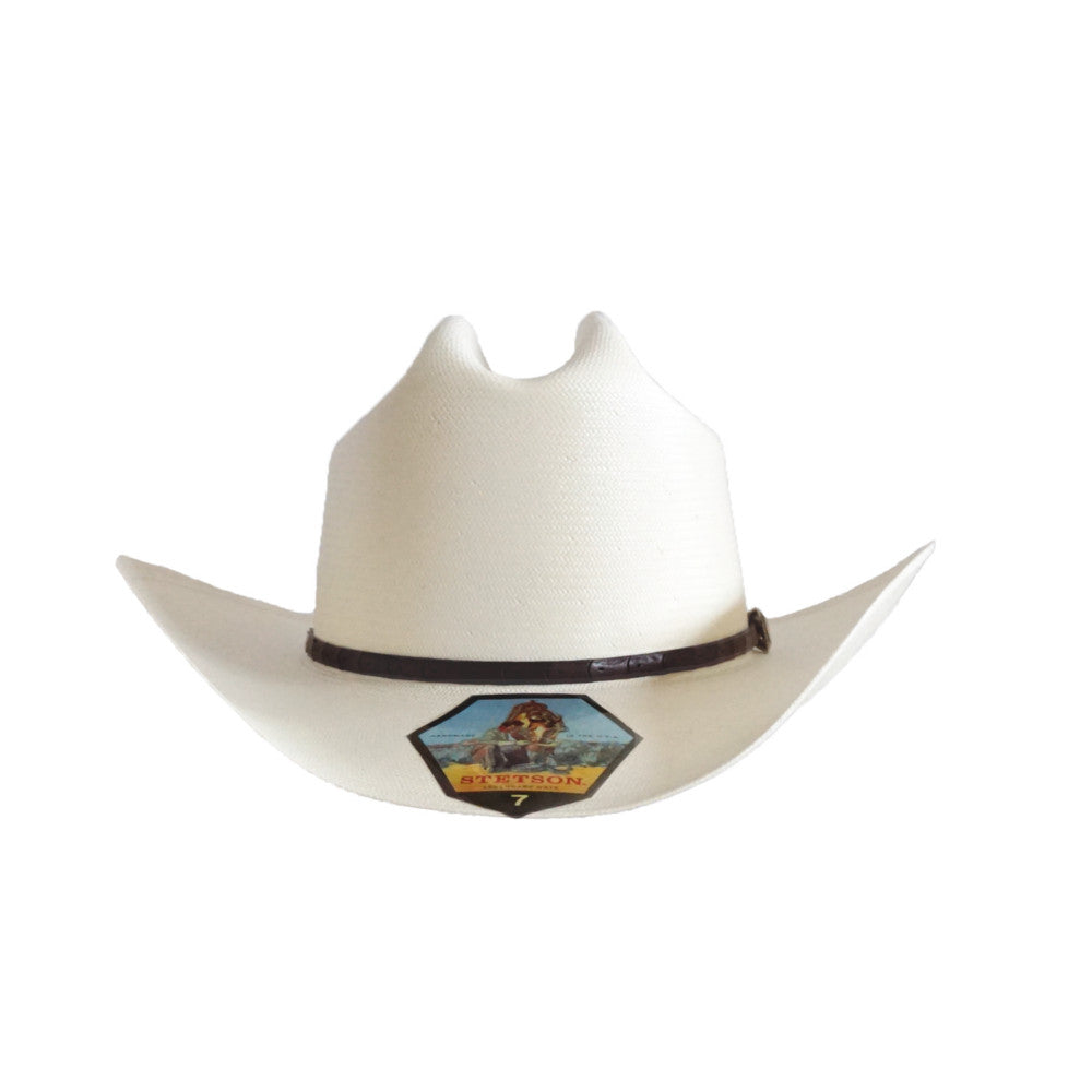 Stetson 100x Bar None Straw Hat