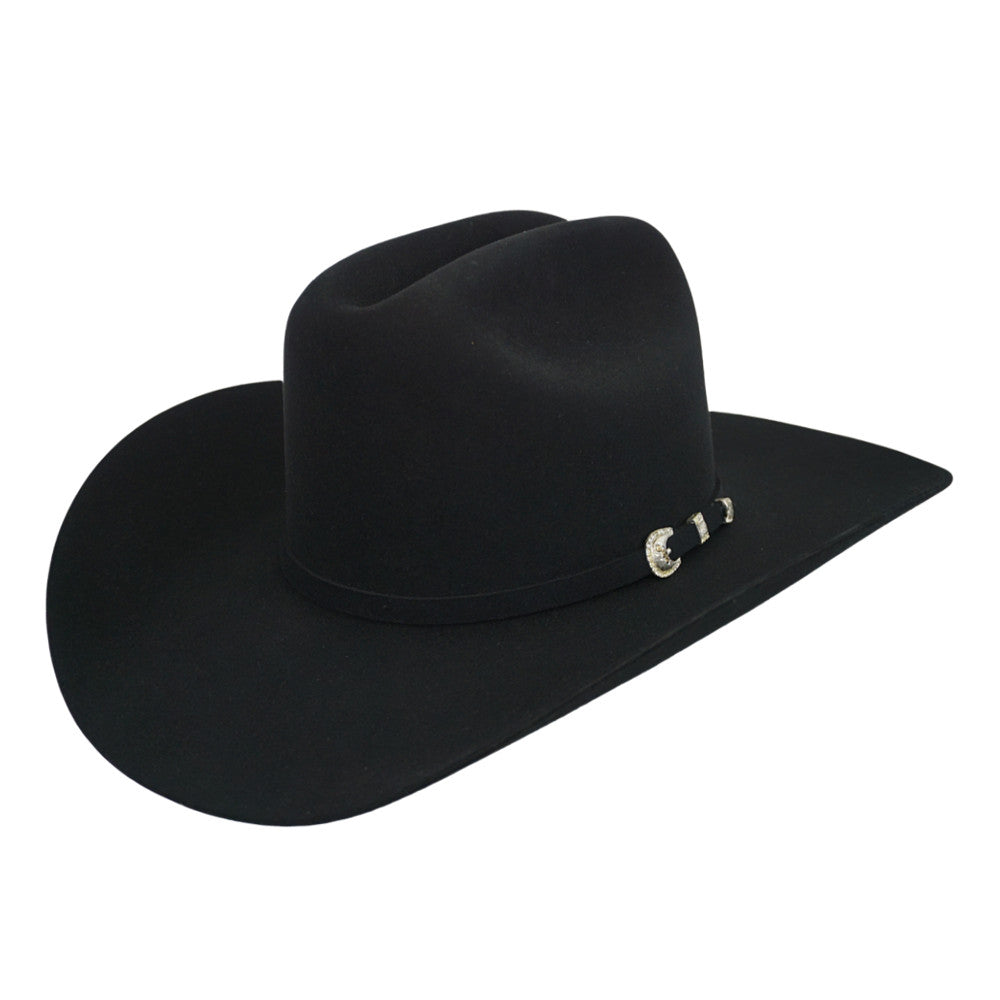 Stetson 10x Shasta Felt Hat 4" Brim - Black (75)