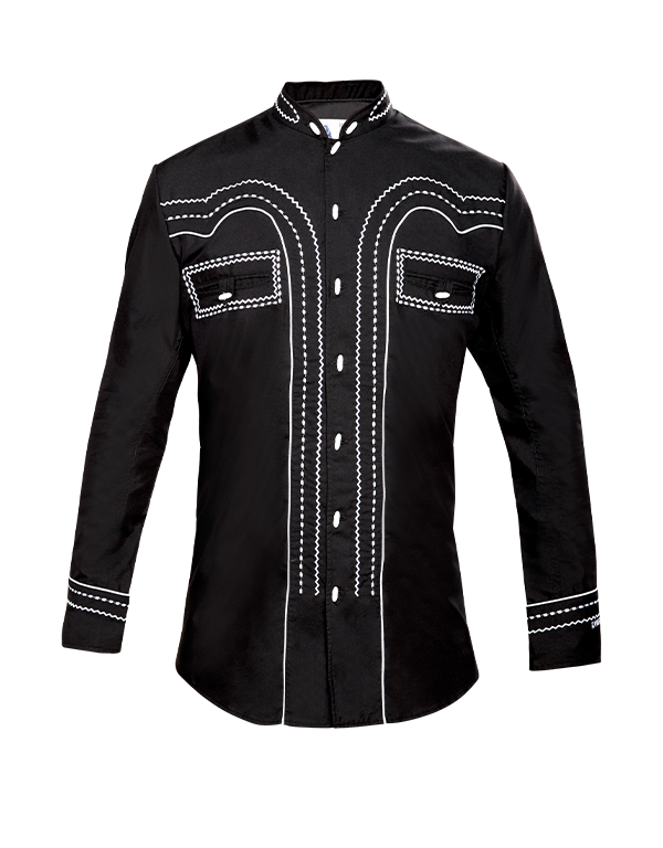 Camisa Charra Ranger's 151CA01 - Black