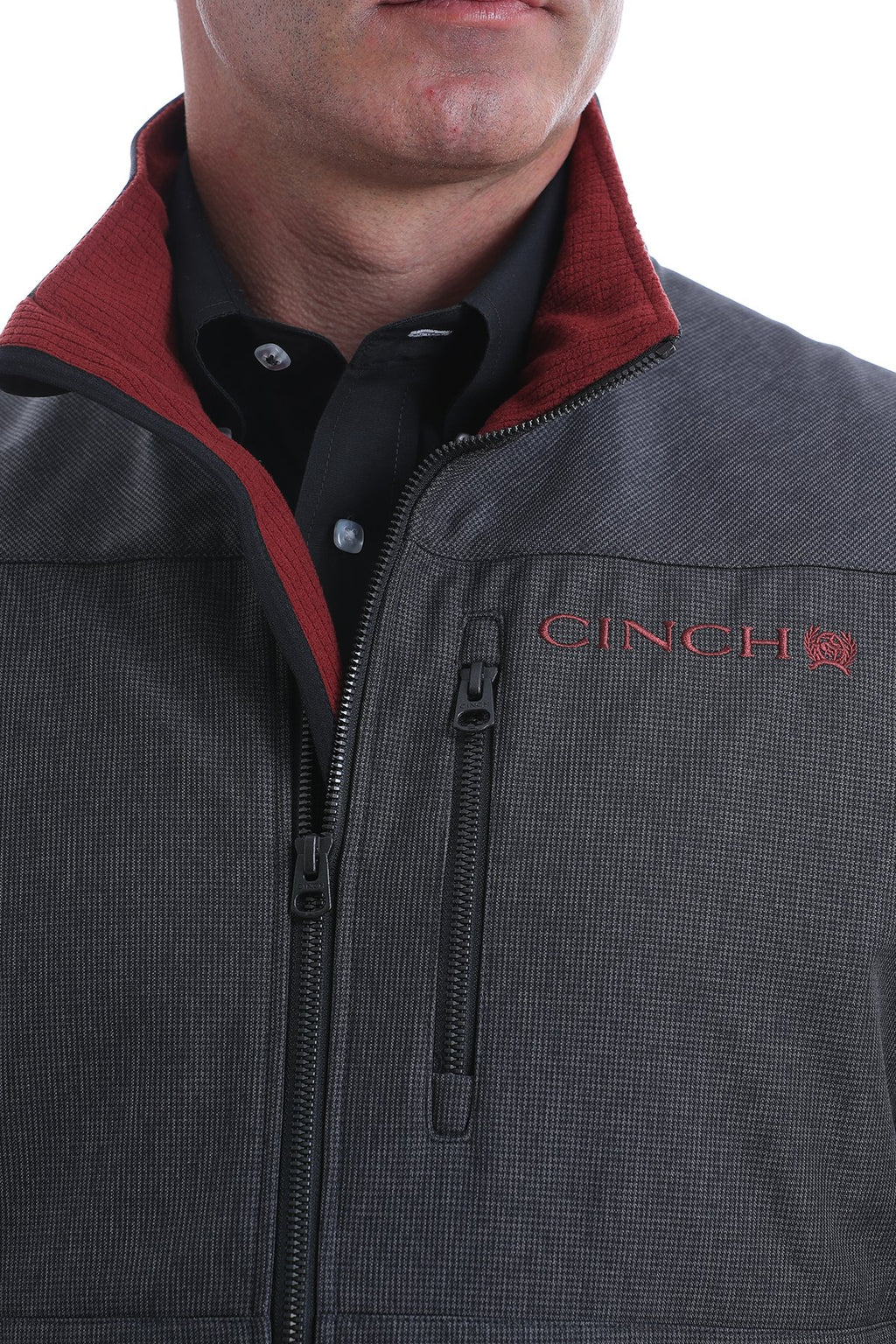 CINCH Men's Textured Bonded Vest 1515006