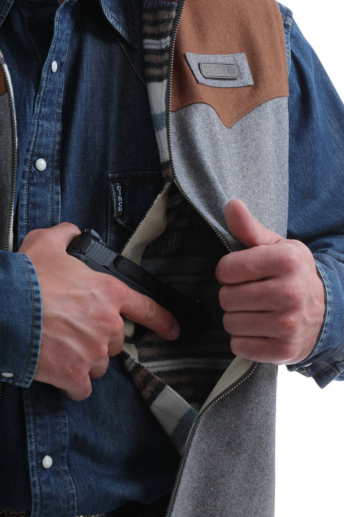 CINCH Men's Concealed Carry Vest 1543001