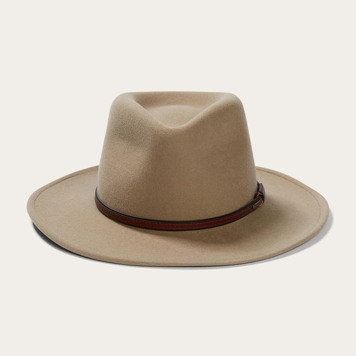 Stetson "Bozeman" Crushable Outdoor Hat - Mushroom