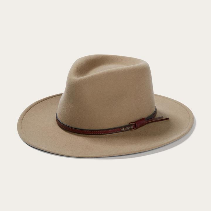 Stetson "Bozeman" Crushable Outdoor Hat - Mushroom