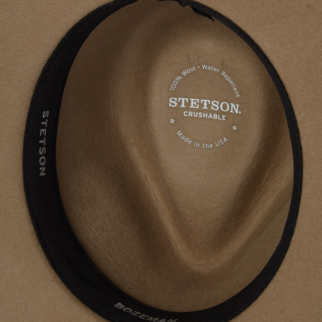 Stetson "Bozeman" Crushable Outdoor Hat - Mushroom