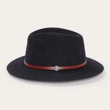 Load image into Gallery viewer, Stetson &quot;Cromwell&quot; Crushable Outdoor Hat - Black
