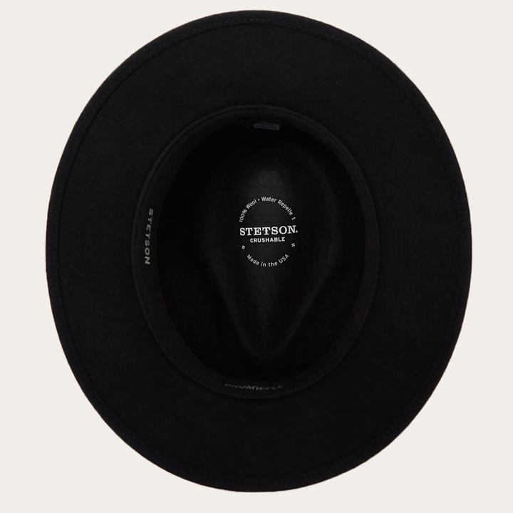 Stetson "Cromwell" Crushable Outdoor Hat - Black